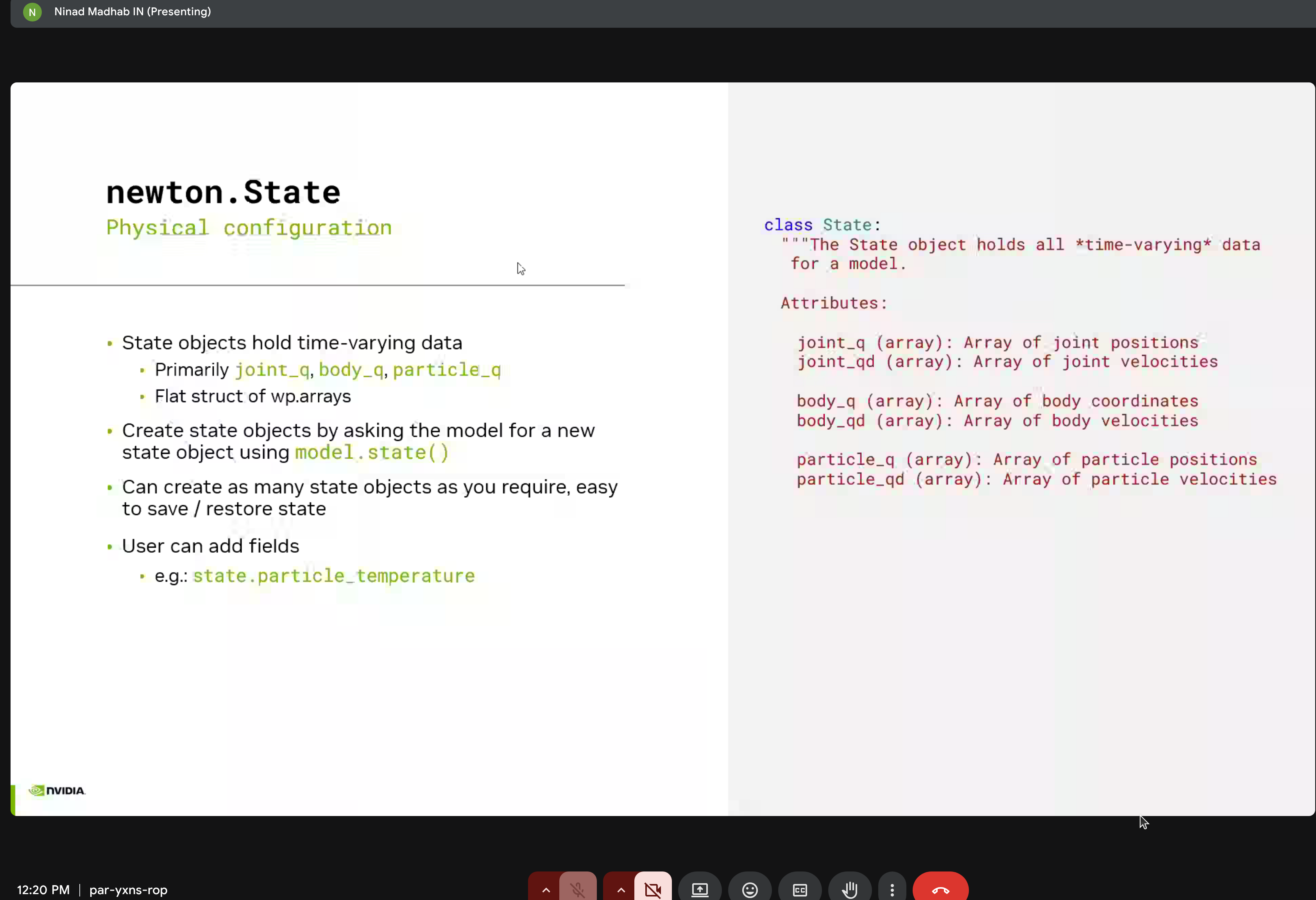 Full-screen view of State class