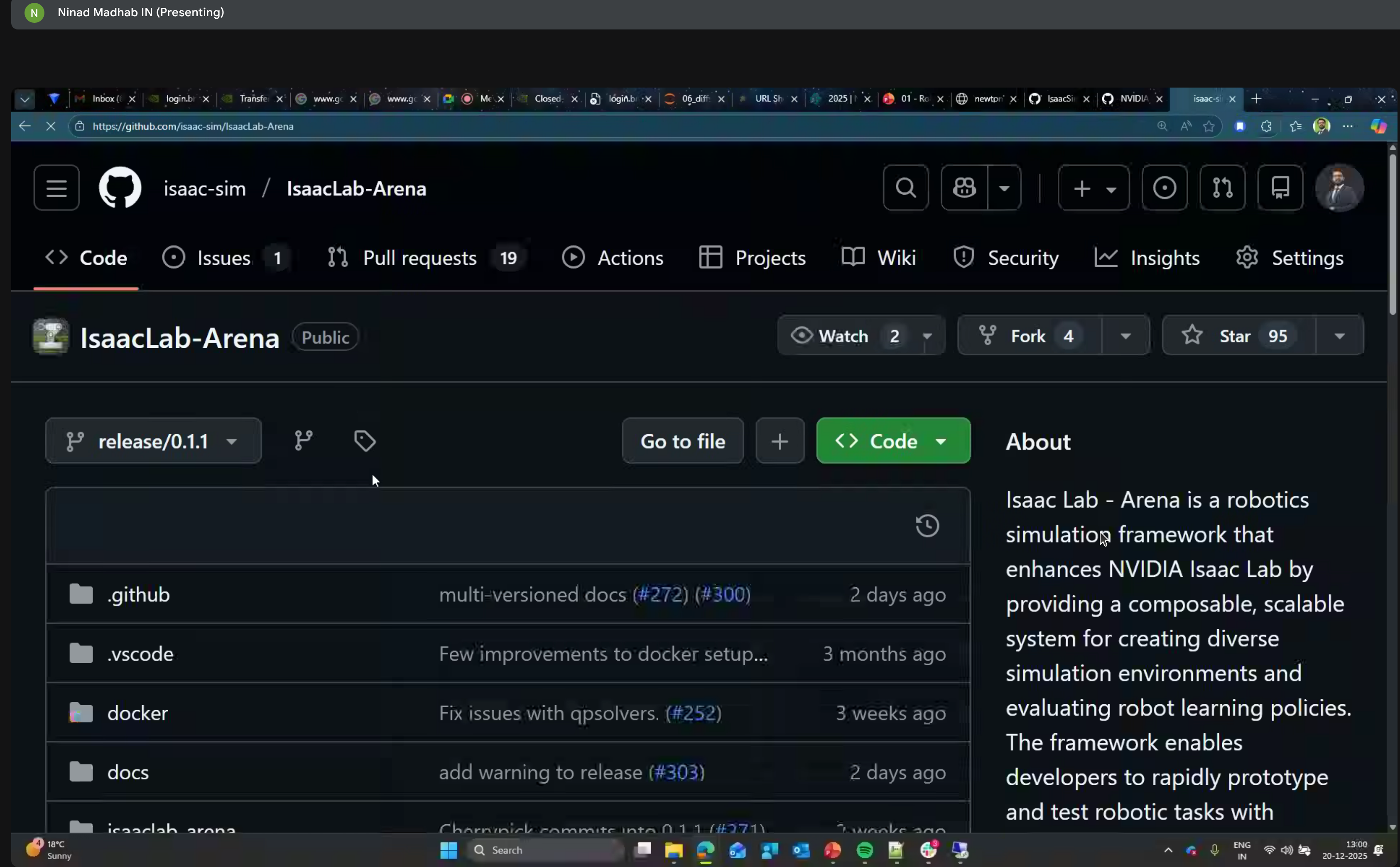 Public repository with 95 stars