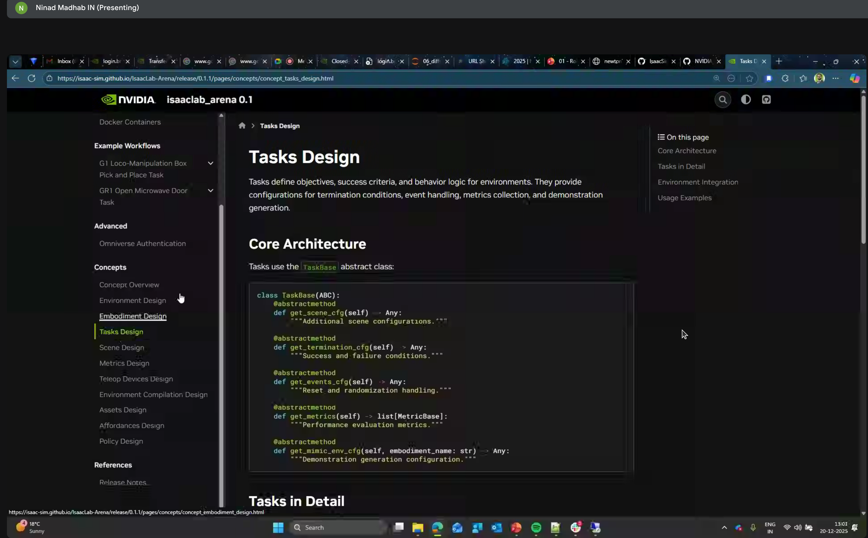 Core architecture explanation